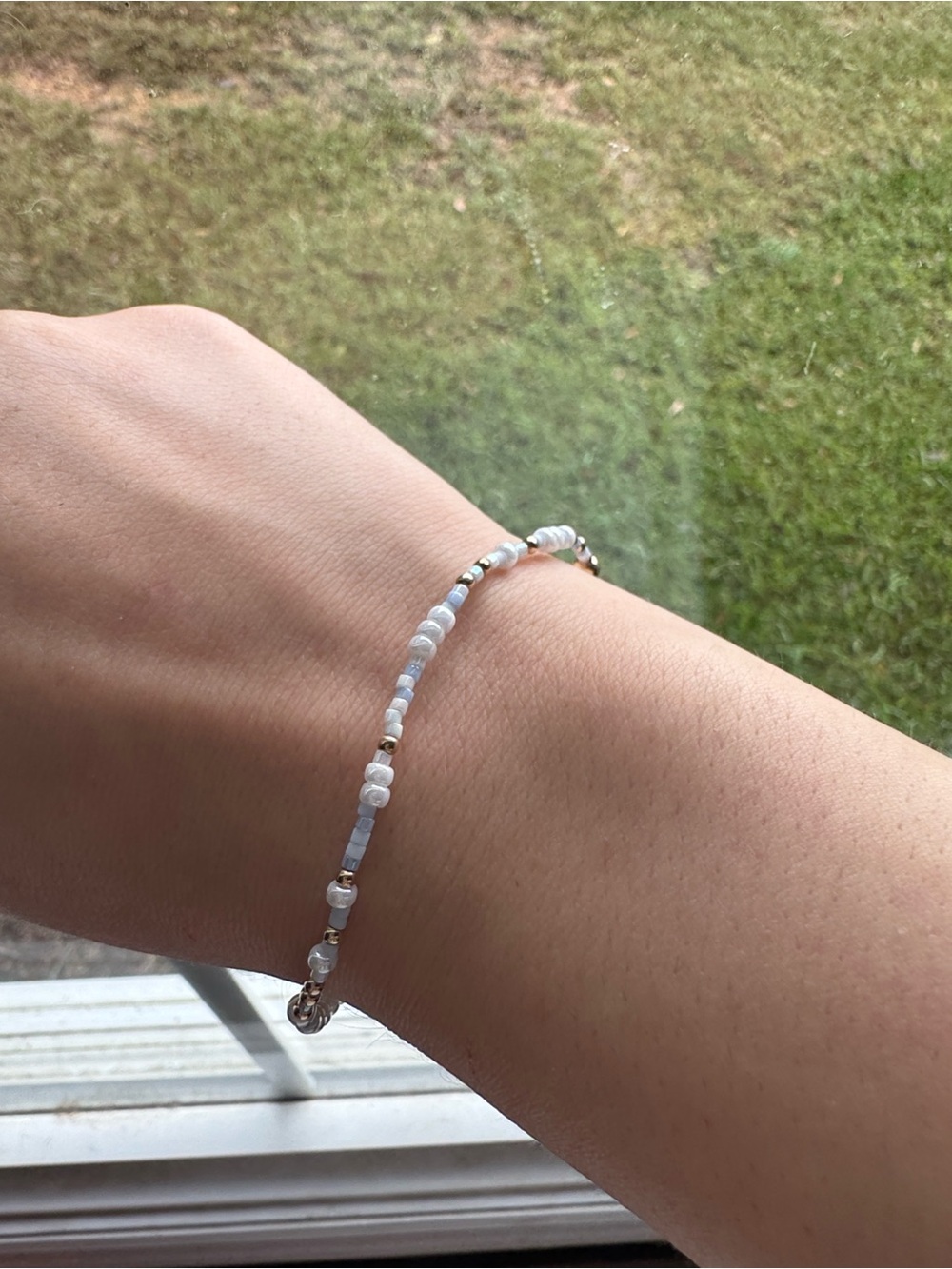 E Newton blue/white/gold bracelet